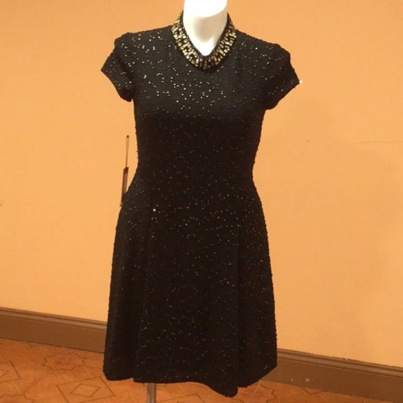 Vince Camuto Dresses & Skirts - Vince Camuto Jeweled Fit & Flare Dress size 10